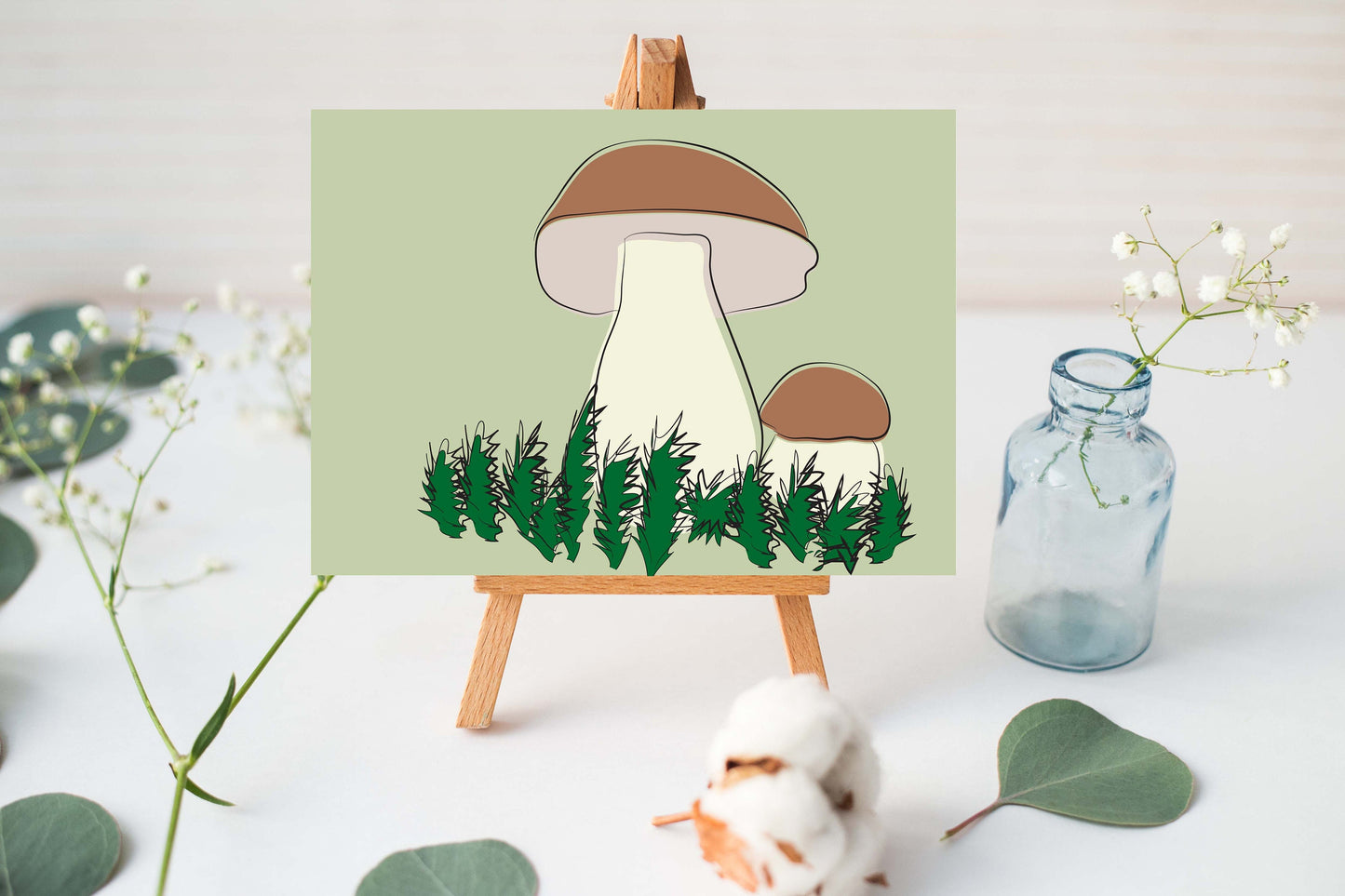 Greeting Card - Mushroom