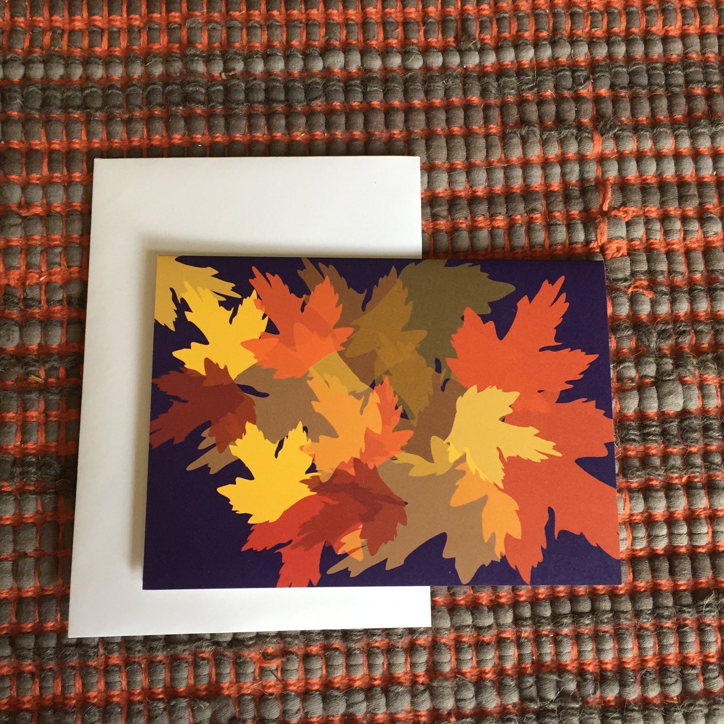 Greeting Card - Autumnal Leaves