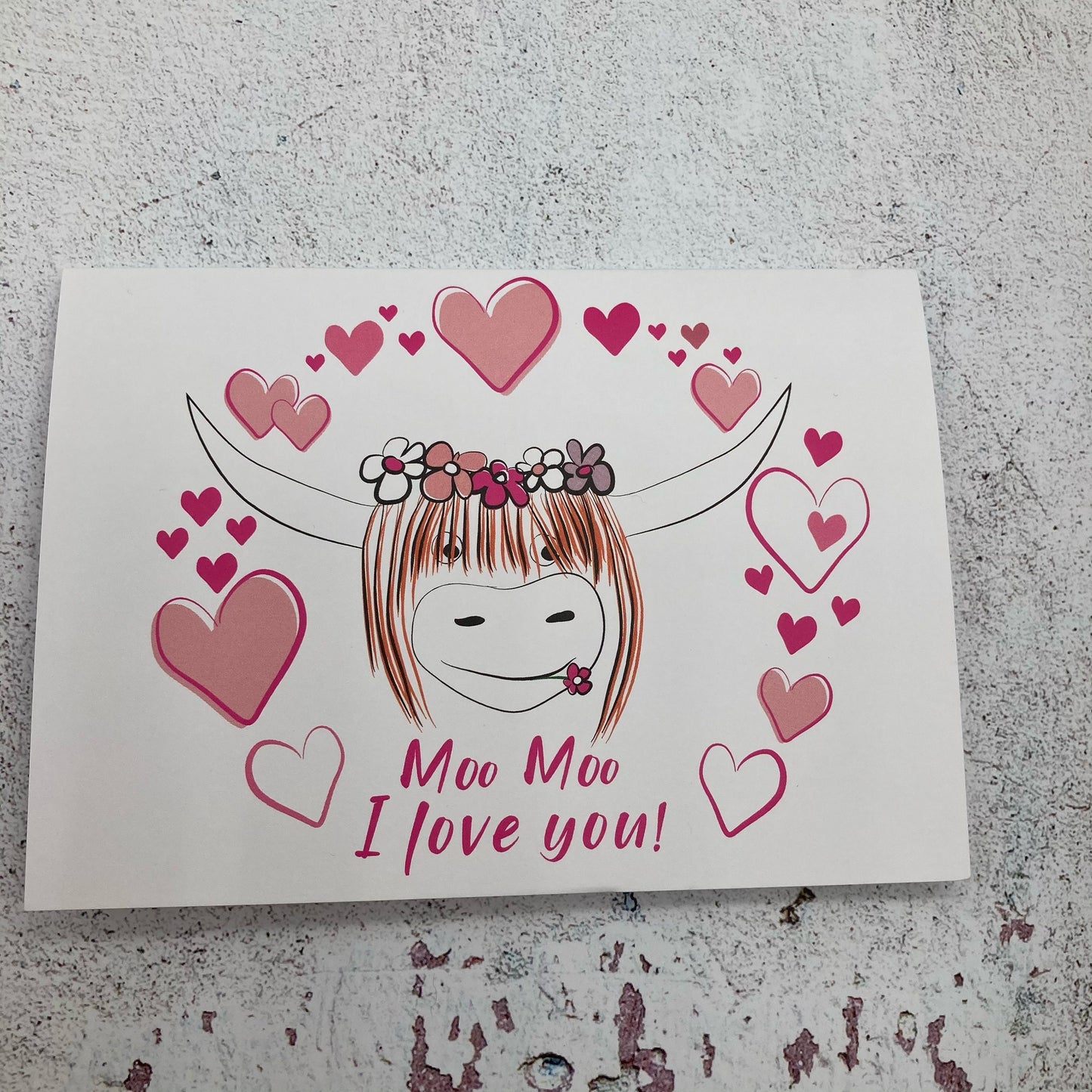 Greeting card - Moo Moo I love you!