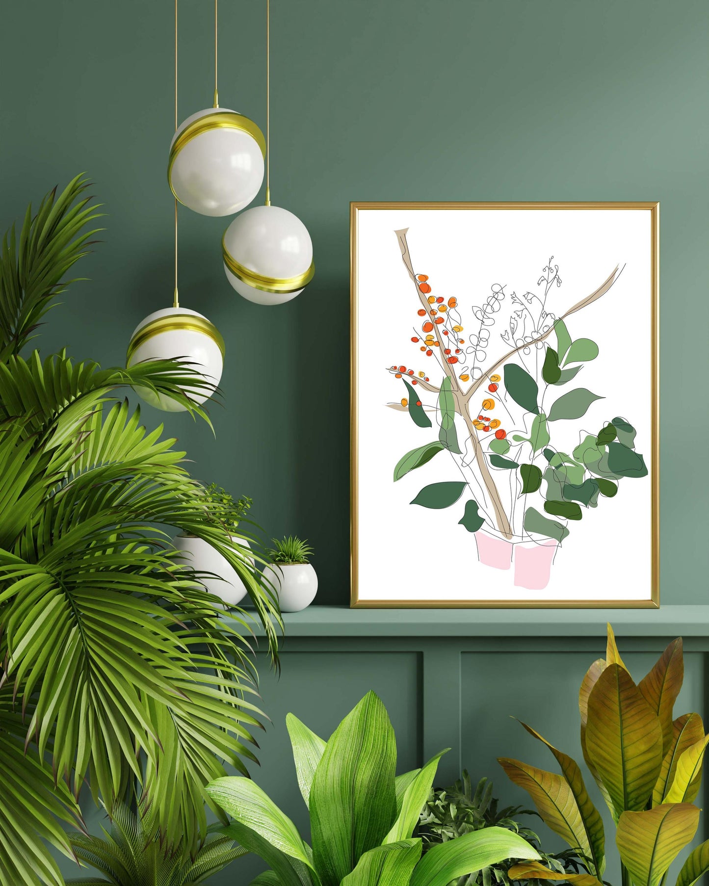 Wall art - A4/ A3 giclée print - Flowers