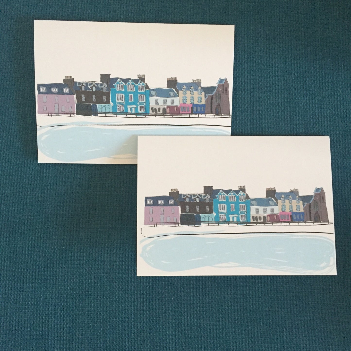 Tobermory, Isle of Mull (Scotland) - Greeting Card - Blank inside - FREE UK delivery