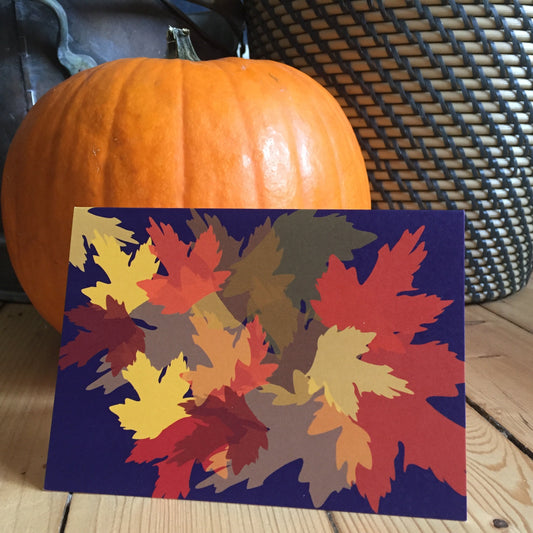 Greeting Card - Autumnal Leaves