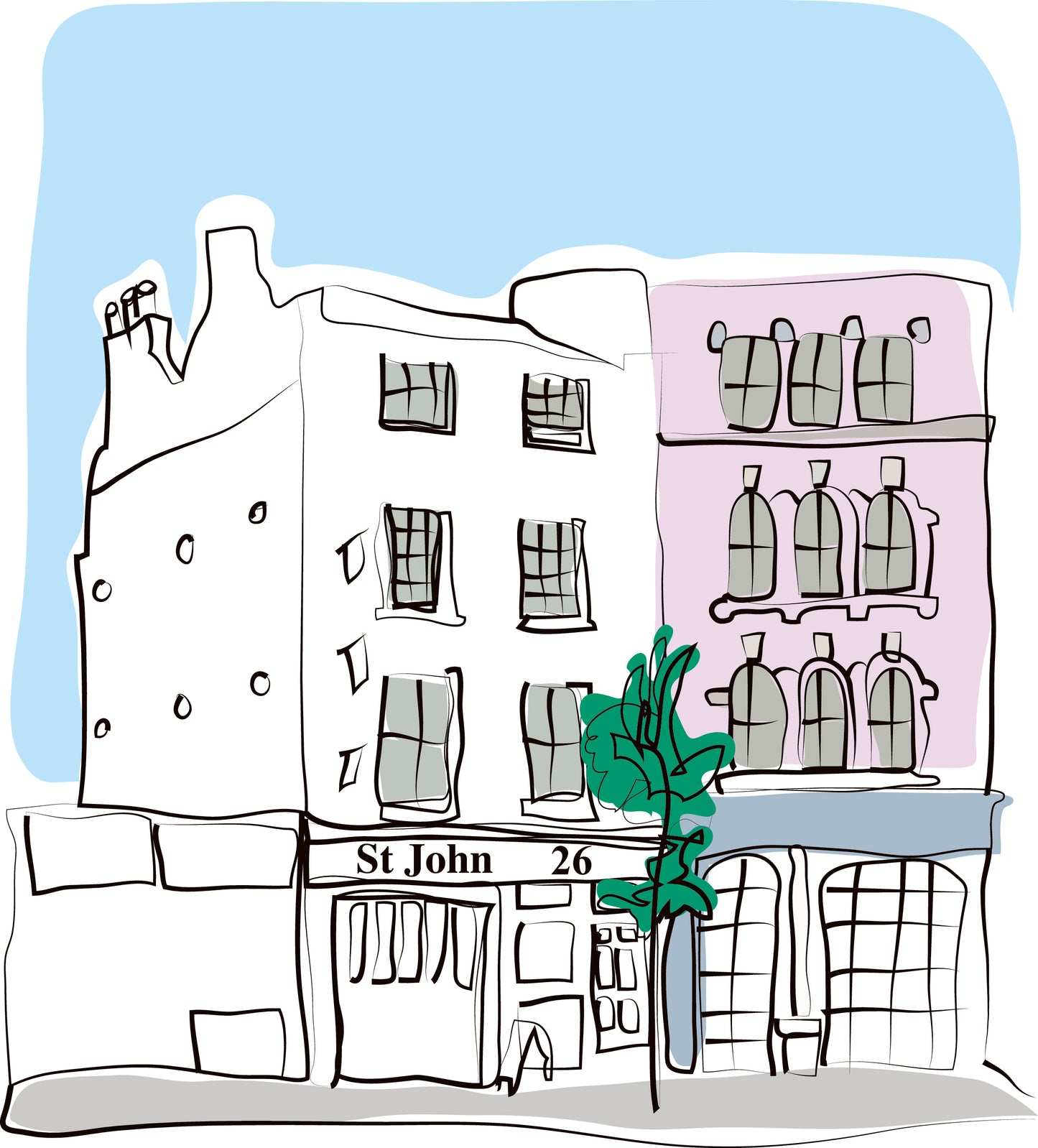 Custom House Portrait - A5 print