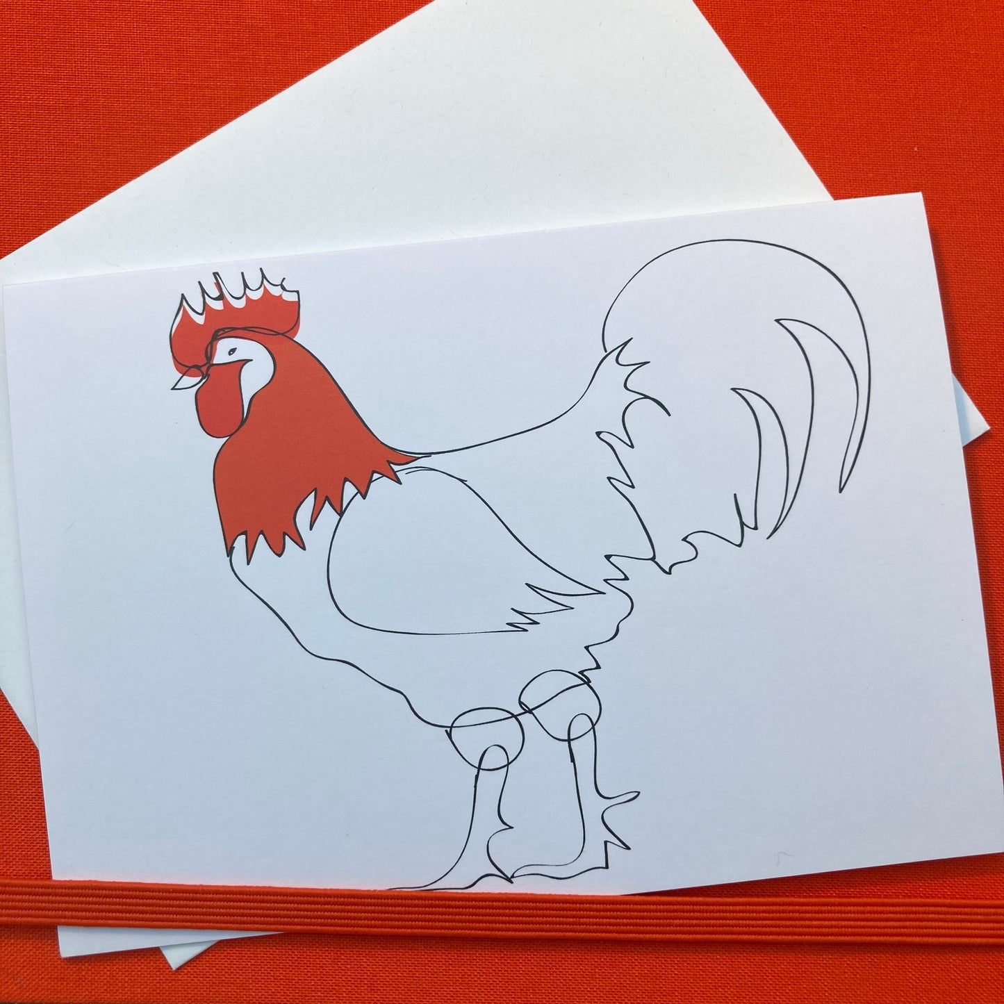 Rooster Greeting Card